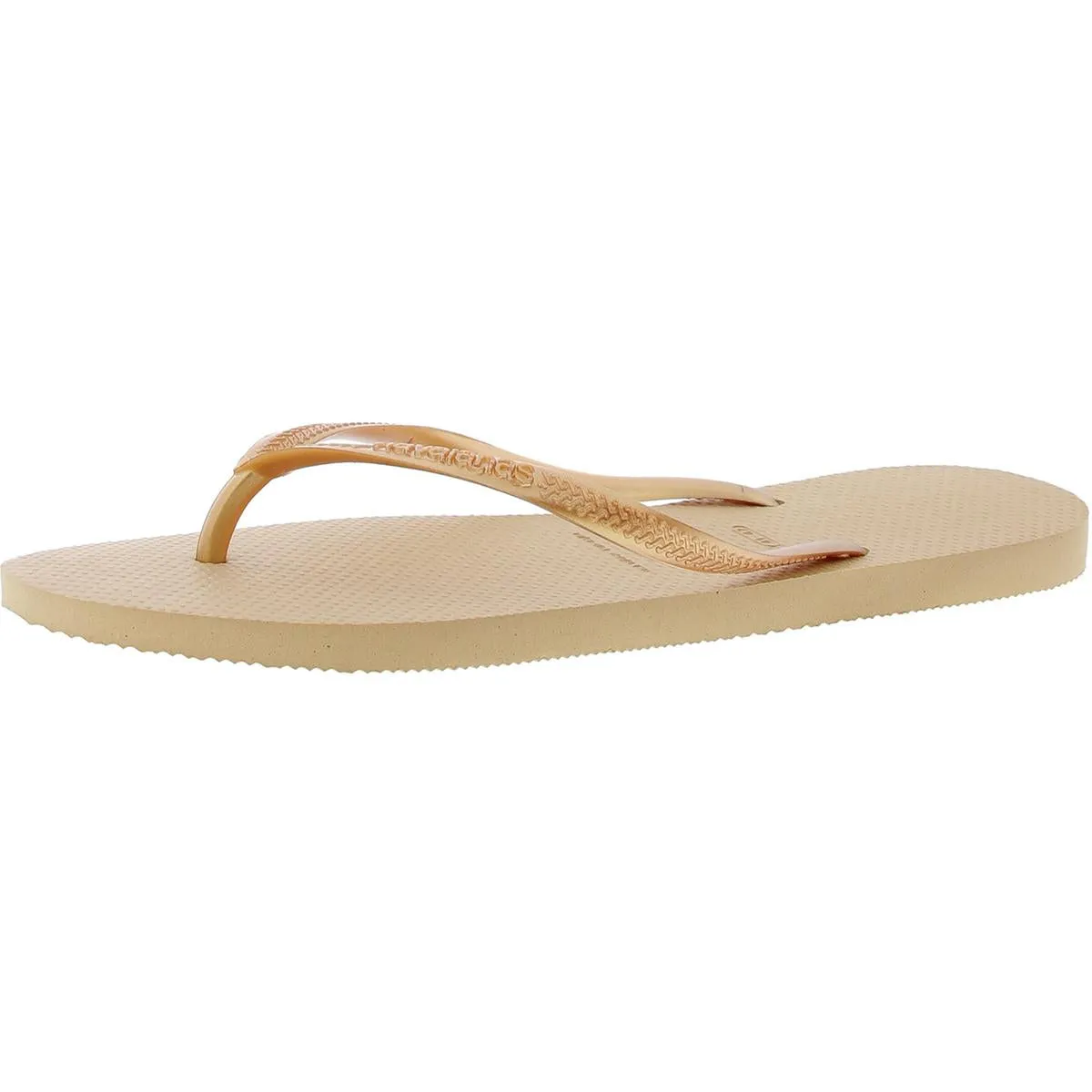 Slim Womens Textured Thong Flip-Flops
