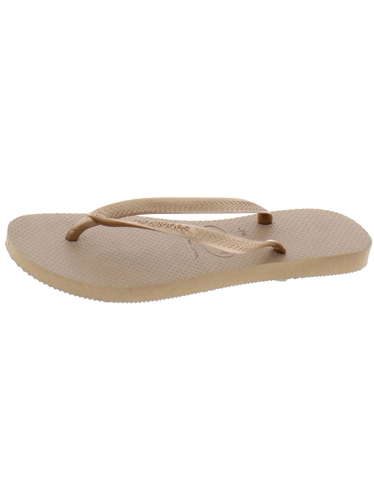 Slim Womens Textured Thong Flip-Flops