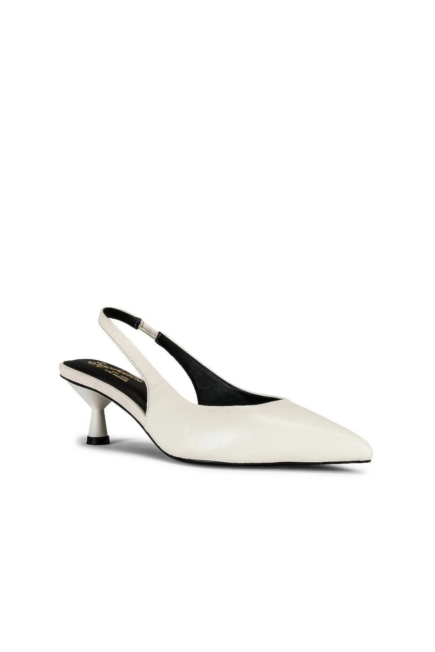 Slingback Heel In Off White