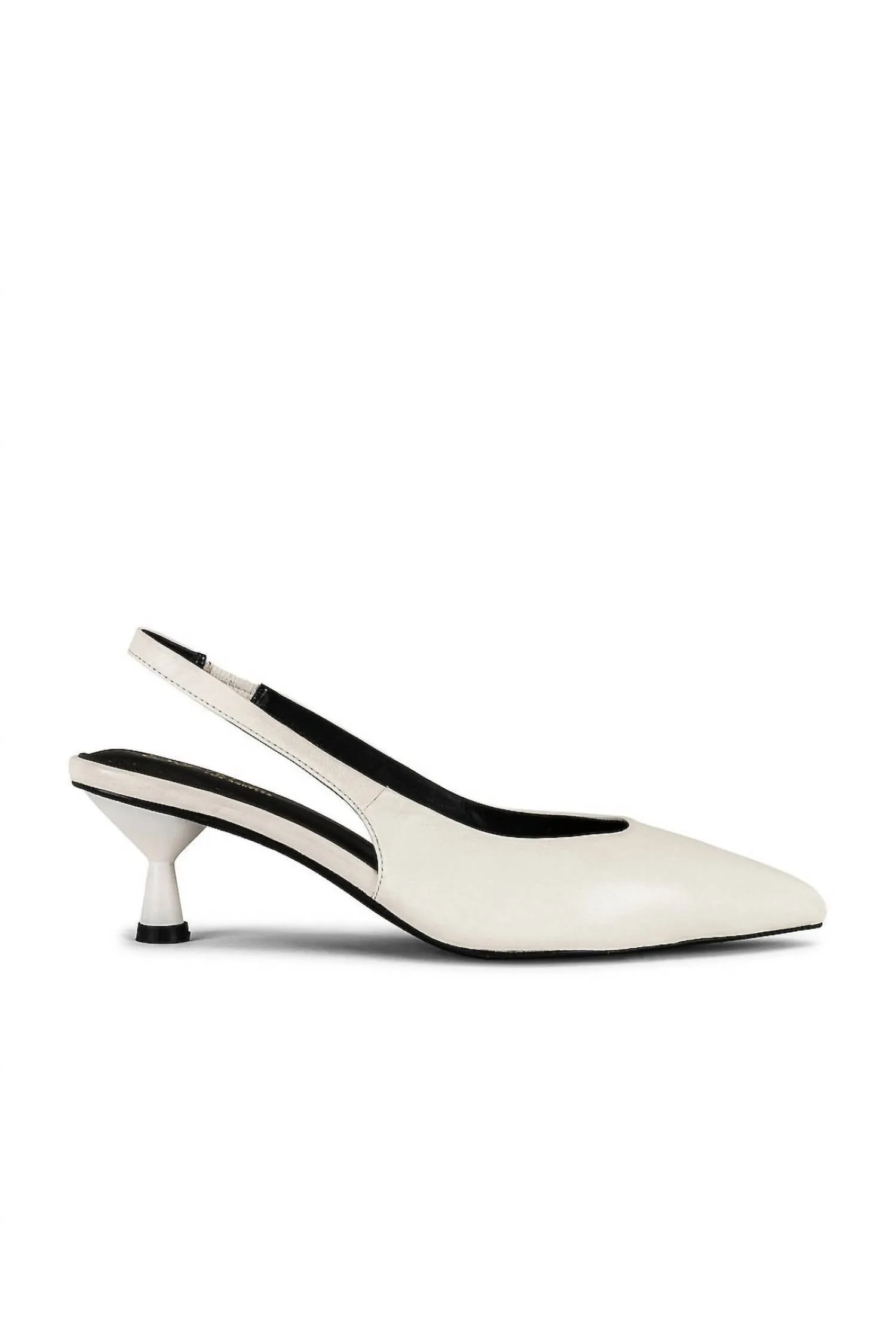 Slingback Heel In Off White
