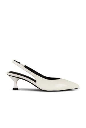 Slingback Heel In Off White