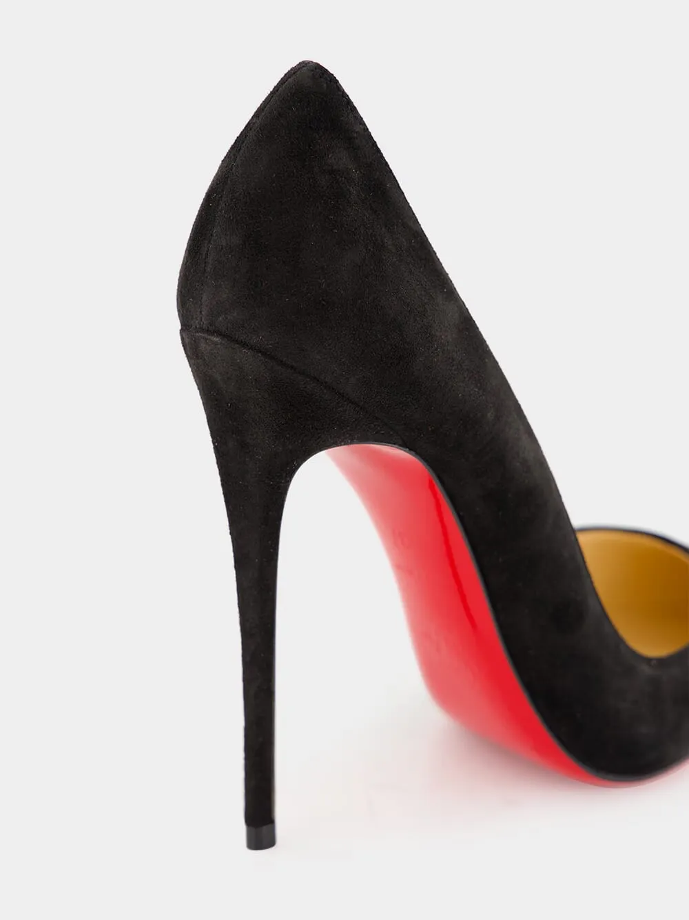 So Kate 120 Black Veau Velours Pumps