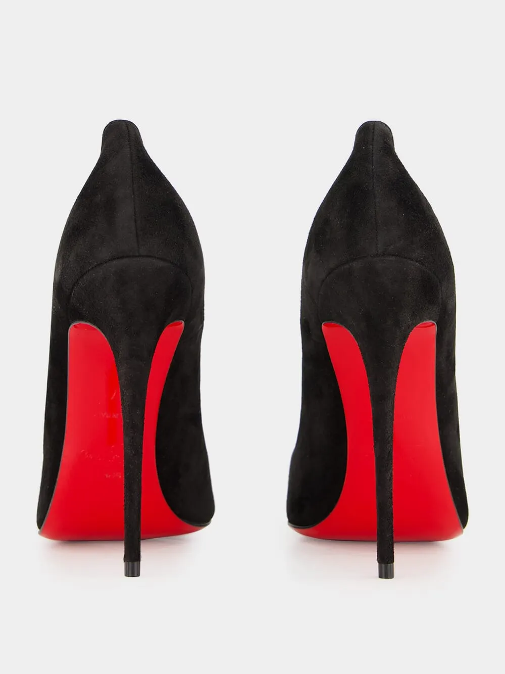 So Kate 120 Black Veau Velours Pumps