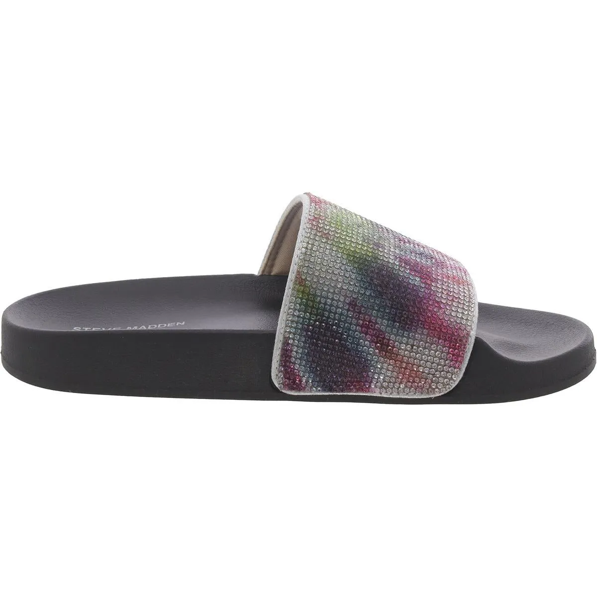 SOFTEYG Womens Round toe Comfy Pool Slides