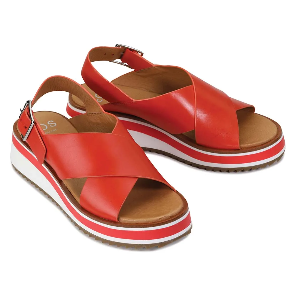 SPORTER LEATHER WEDGE SANDAL