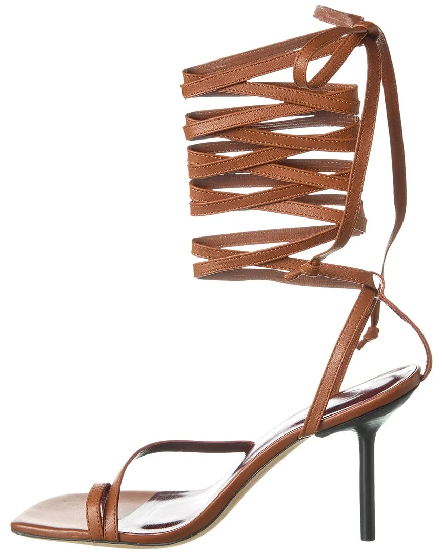 STAUD Nicola Leather Gladiator Sandal