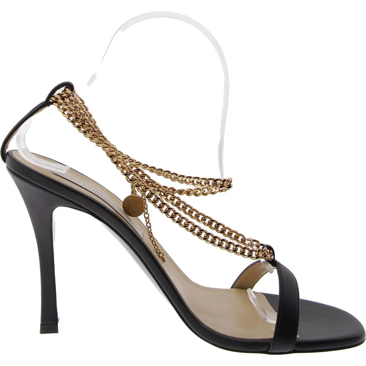 Stella 100 Womens Stiletto Pumps Ankle Strap