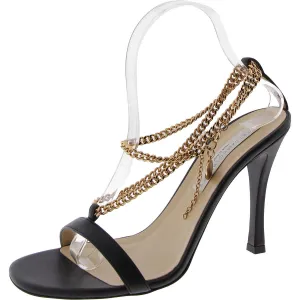 Stella 100 Womens Stiletto Pumps Ankle Strap
