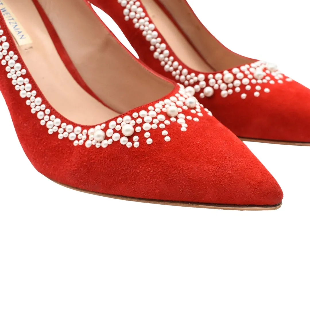 Stuart Weitzman 'Anny Pearl' Pumps - Women's 9