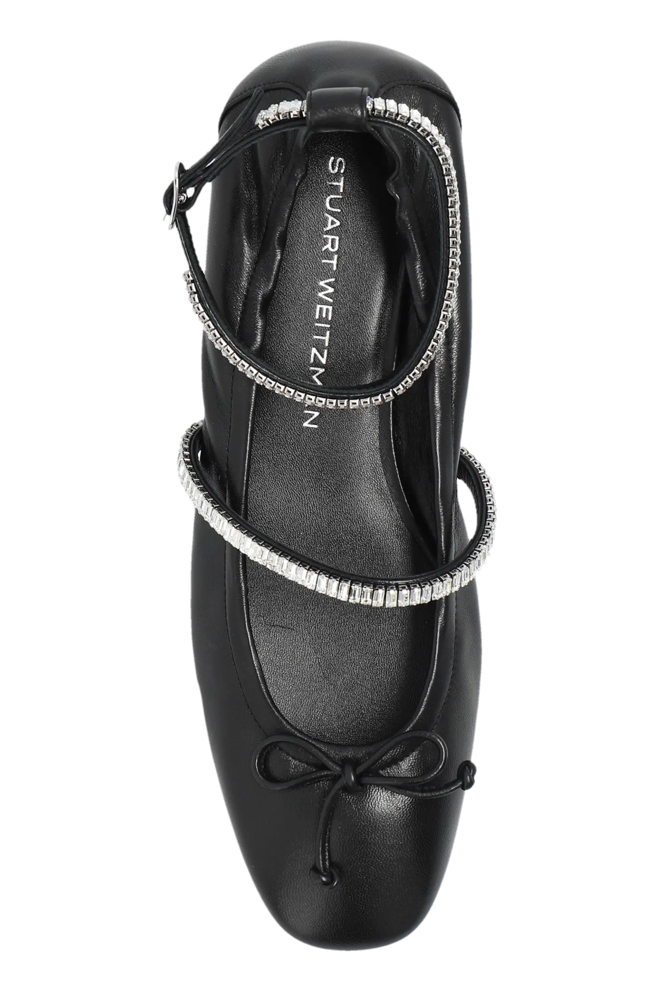 Stuart Weitzman Leather Ballet Flats `stefanie`