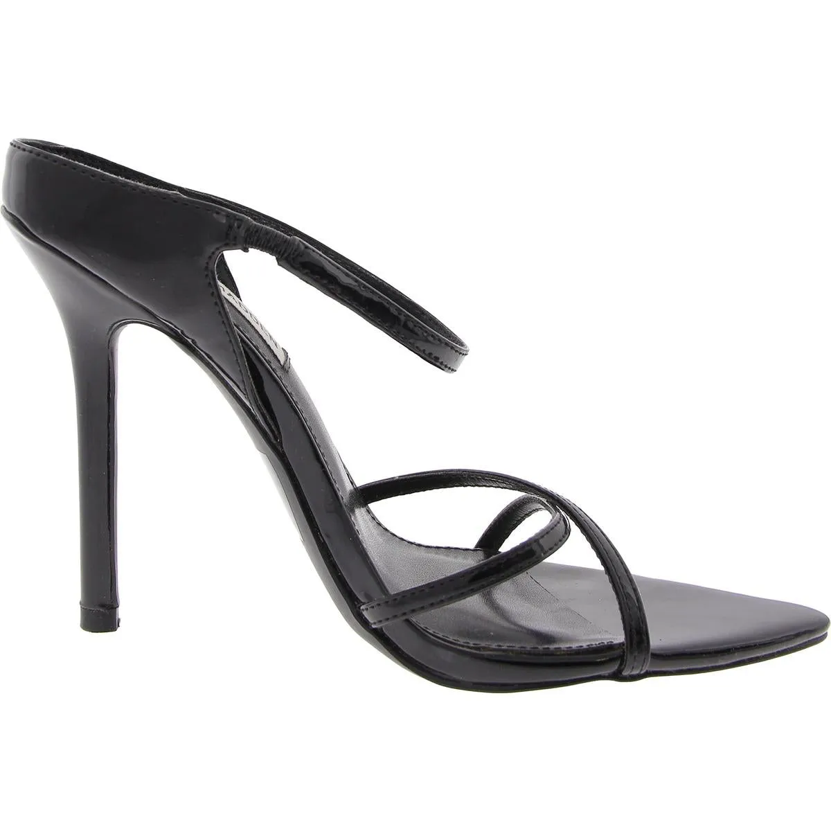 Stunner Womens Strappy Patent Heels