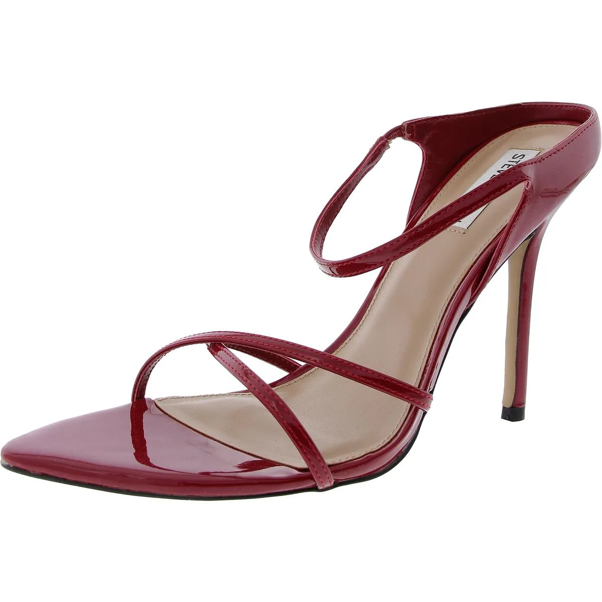 Stunner Womens Strappy Patent Heels