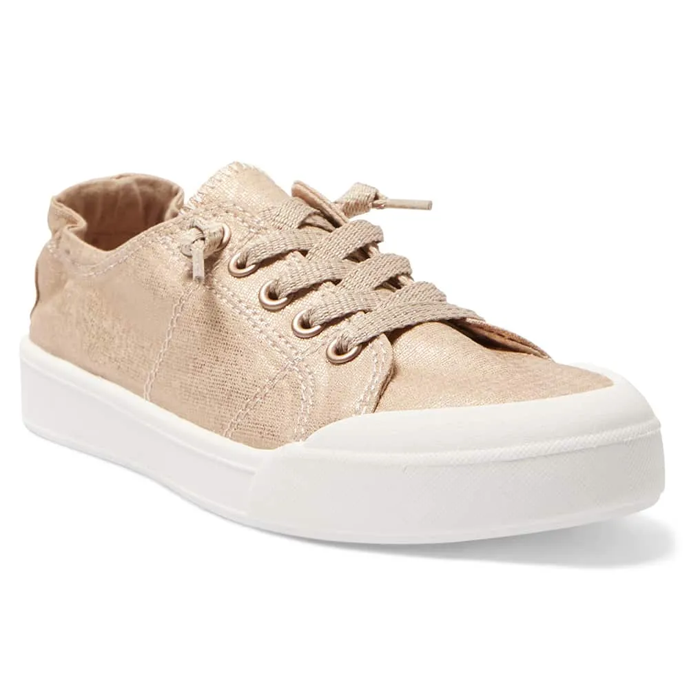 Switch Sneaker in Rose Gold Canvas