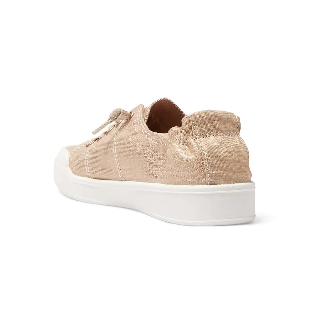 Switch Sneaker in Rose Gold Canvas