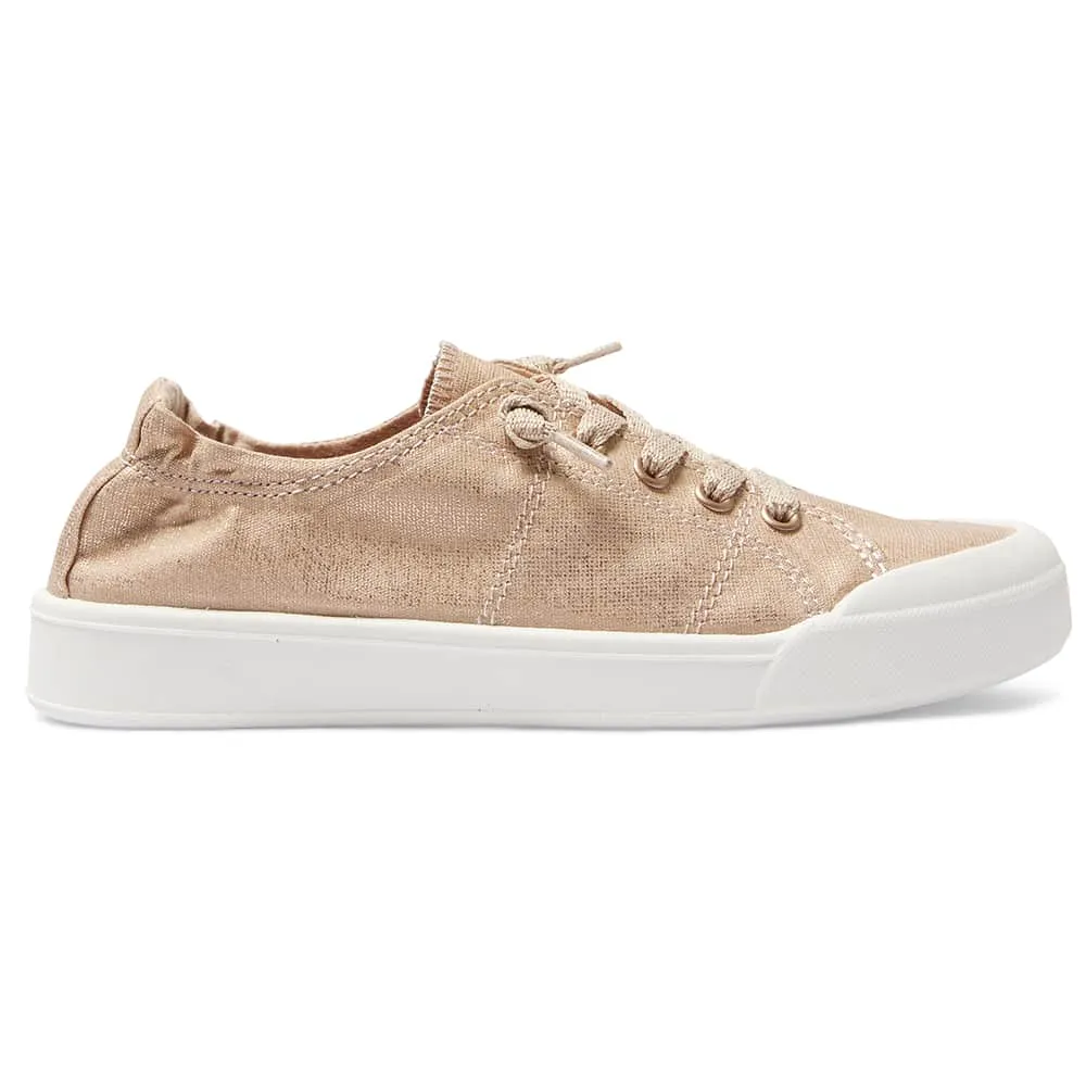 Switch Sneaker in Rose Gold Canvas