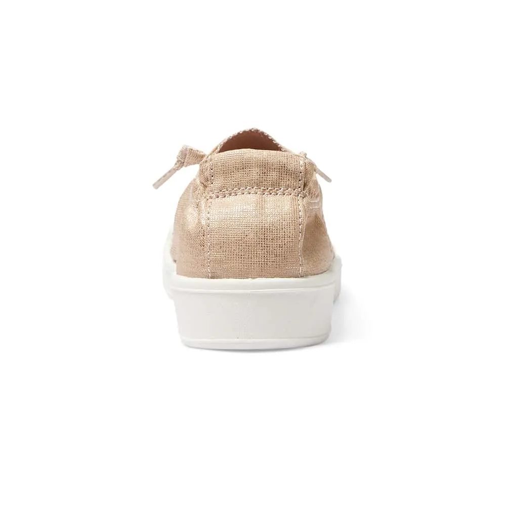 Switch Sneaker in Rose Gold Canvas