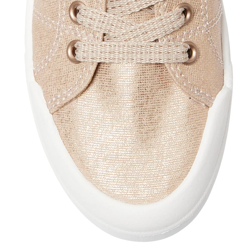 Switch Sneaker in Rose Gold Canvas