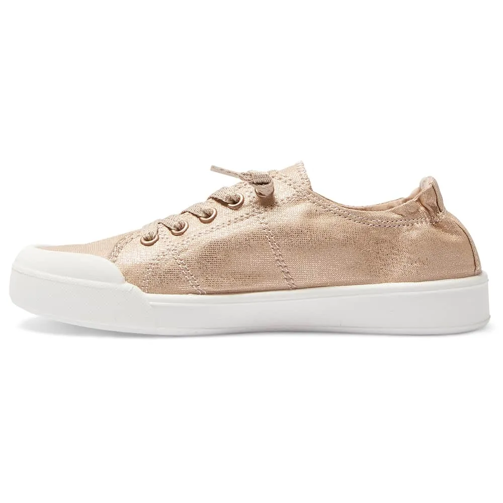 Switch Sneaker in Rose Gold Canvas
