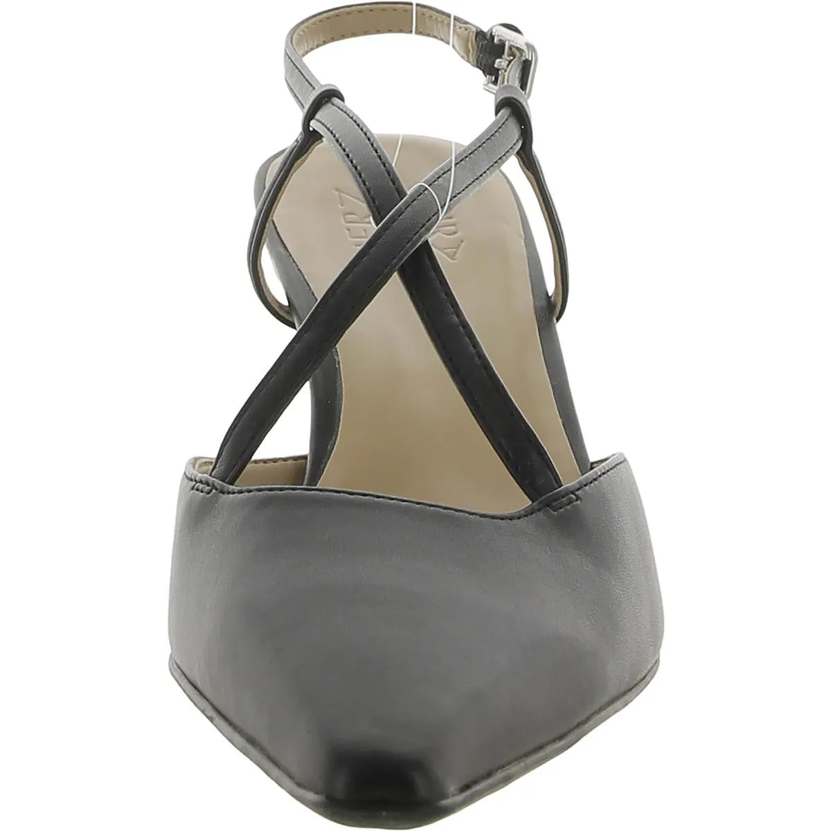 Tahira Womens Metallic Strappy Slingback Heels