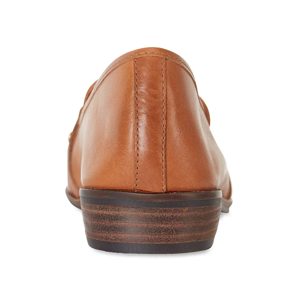 Tally Loafer in Cognac Leather