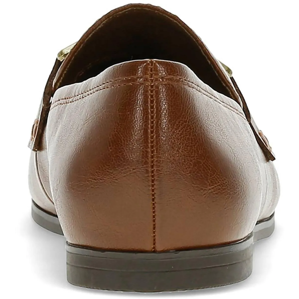 Tammy Womens Embellished Faux Leather Loafers