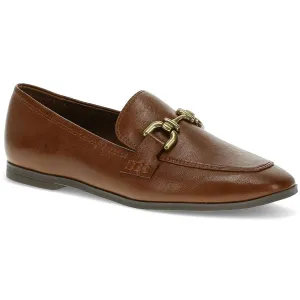 Tammy Womens Embellished Faux Leather Loafers