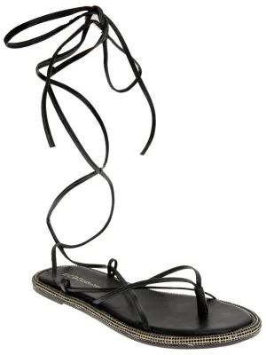 Tarin Womens Faux Leather Strappy Slingback Sandals