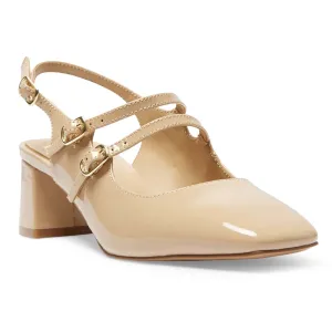 Tessa Heel in Nude Patent
