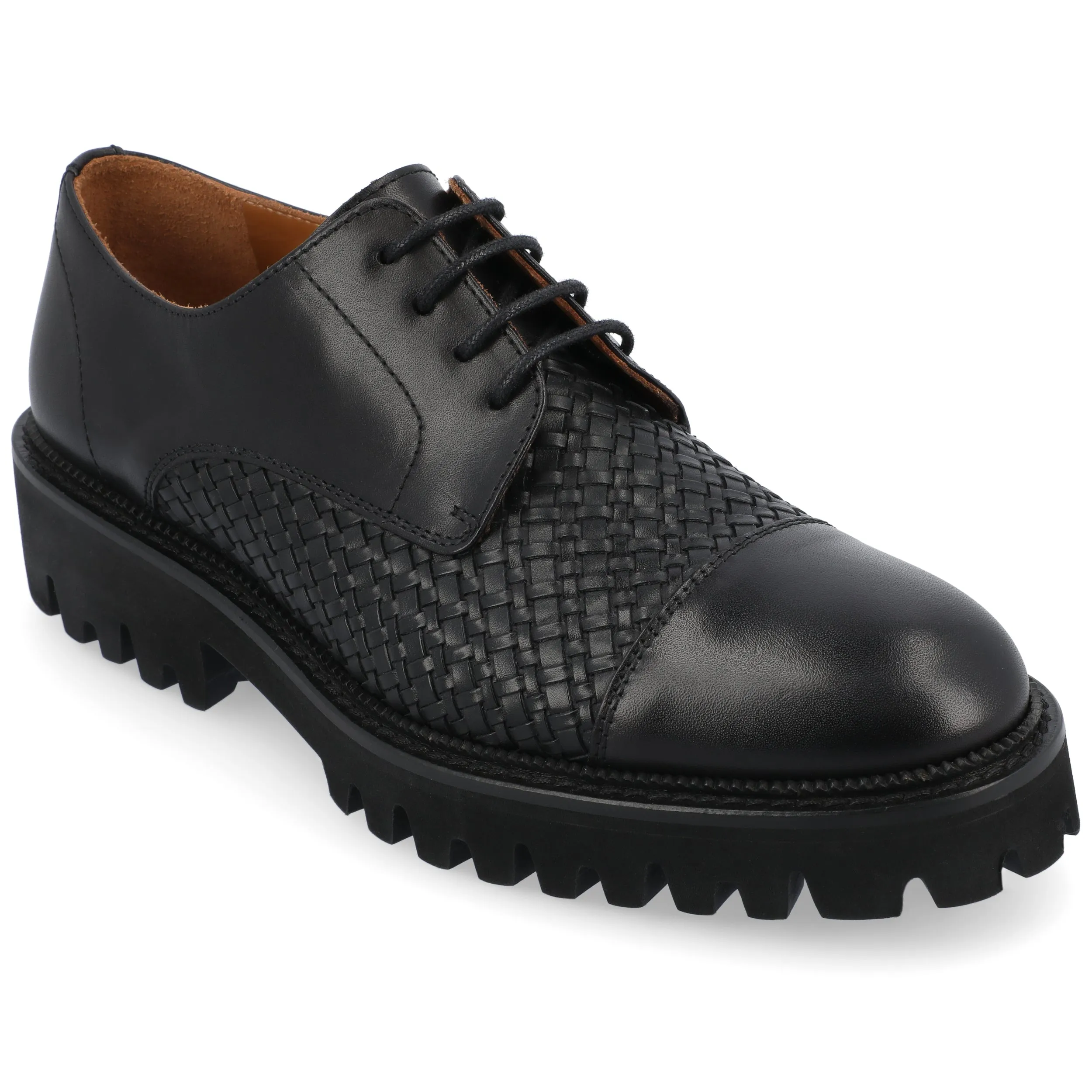 The Lucia Shoe in Black Woven