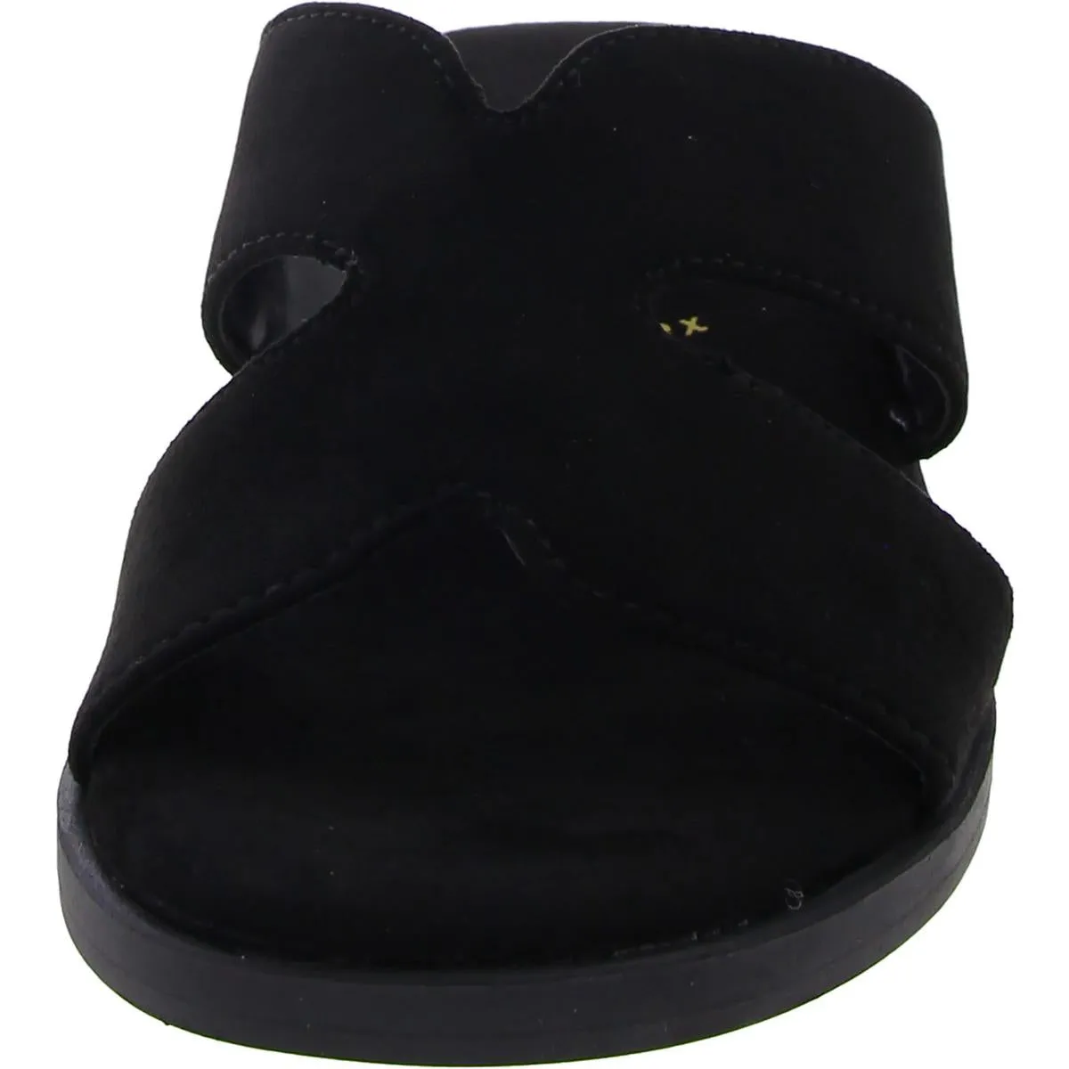 Timmy Womens Faux Suede Slip On Slide Sandals