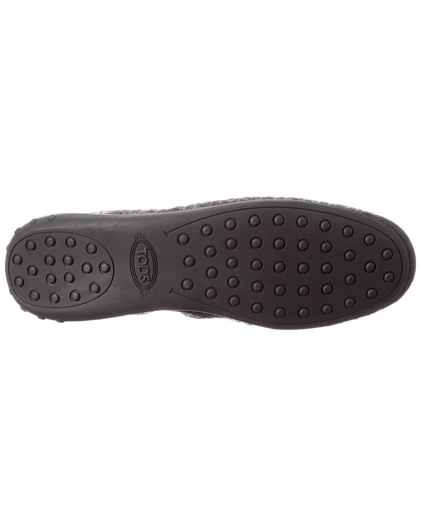TODs Leather Ballerina Flat