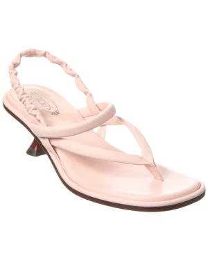 TODs Leather Slingback Sandal