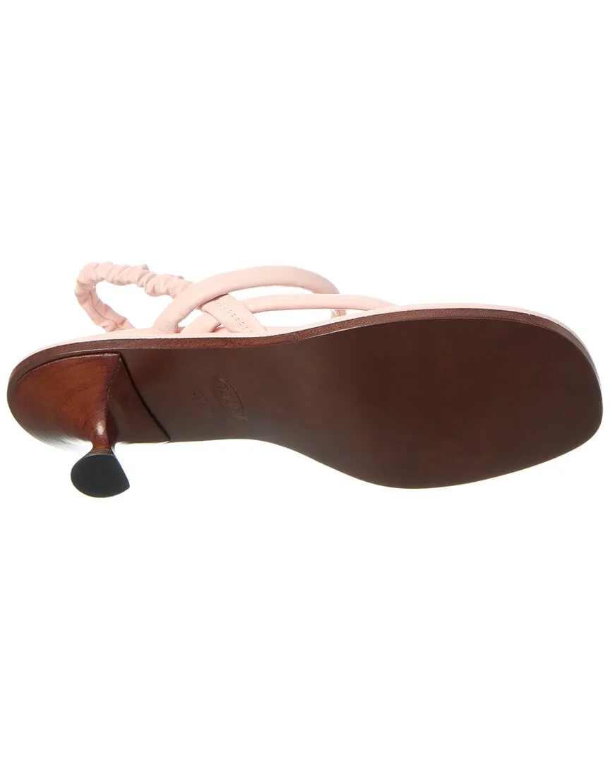 TODs Leather Slingback Sandal