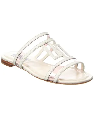 TODs Vinyl & Leather Sandal