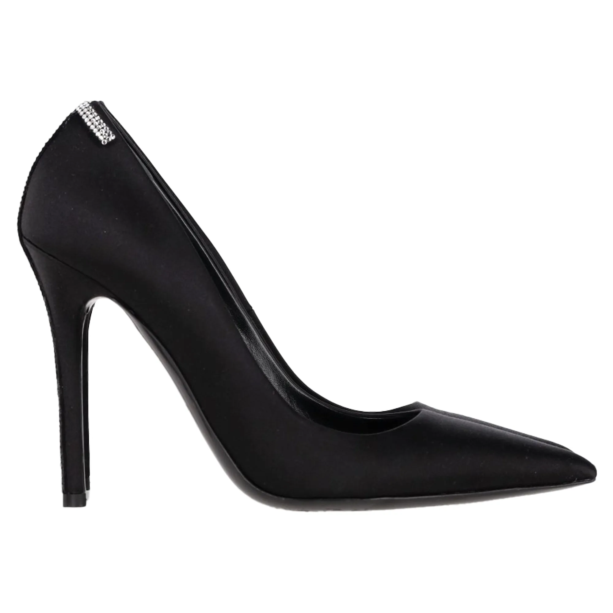 Tom Ford 105mm Crystal-Embellished Pumps in Black Satin