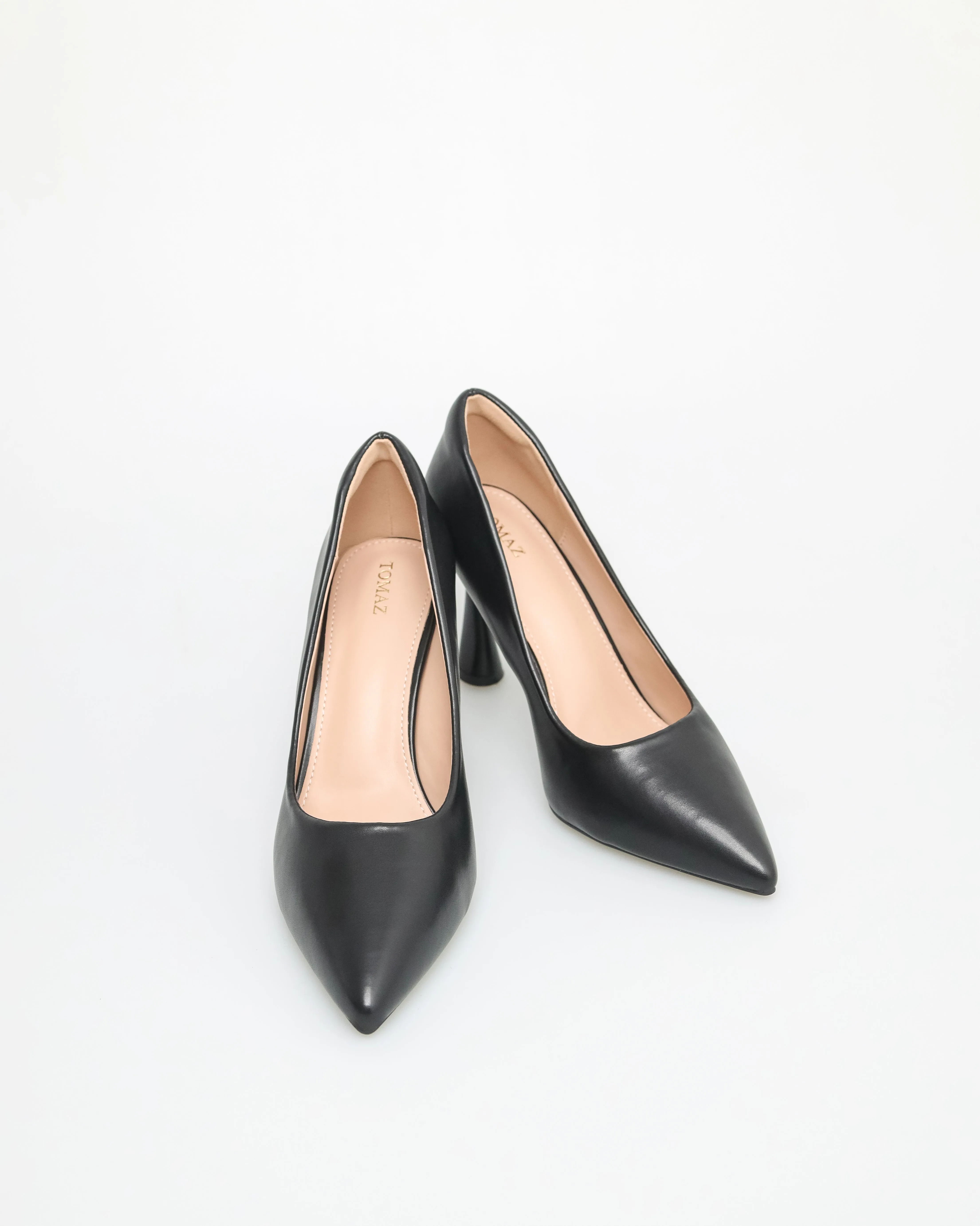 Tomaz FL073 Ladies Flared Heels