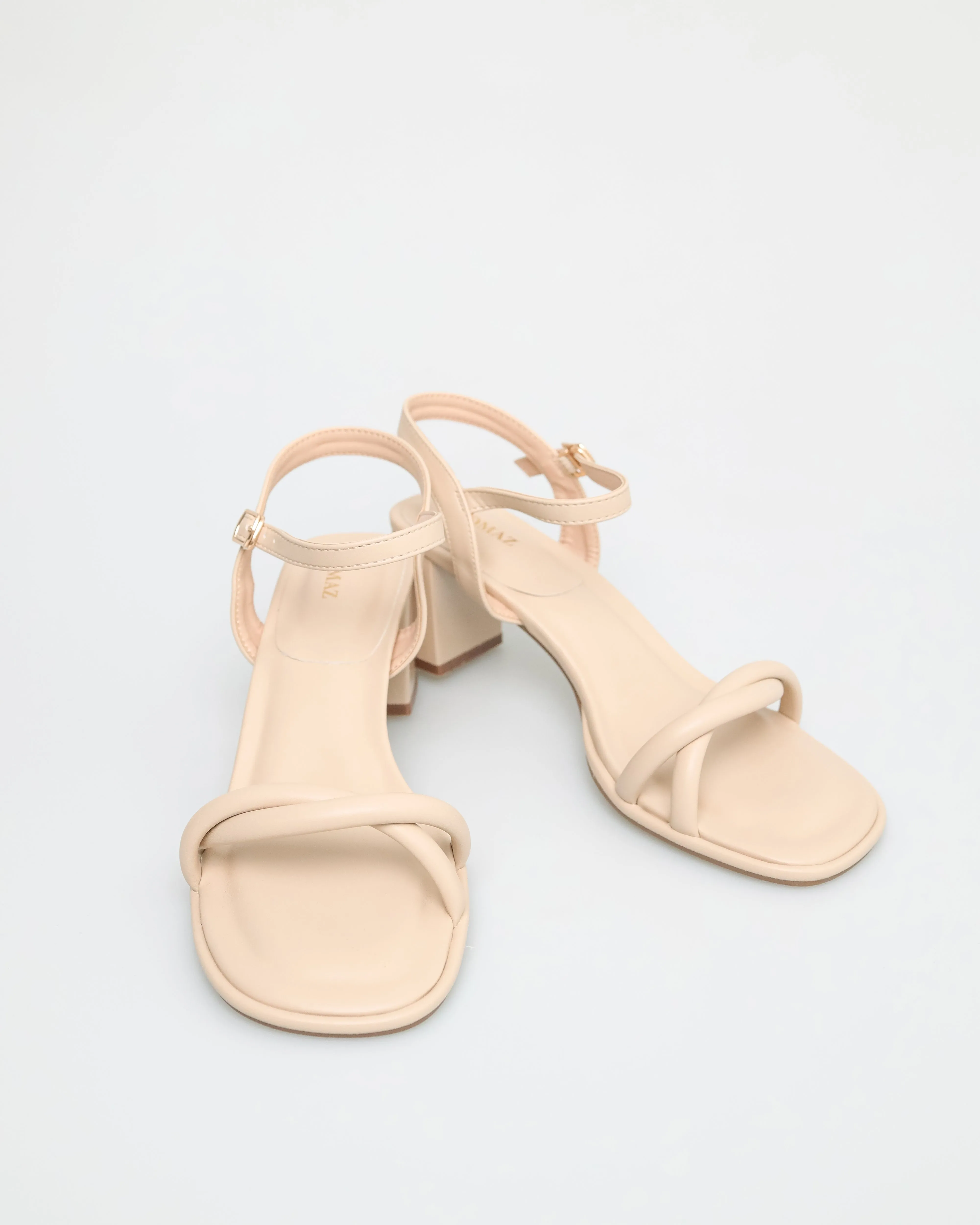 Tomaz NN169 Ladies Twisted Strap Block Heels