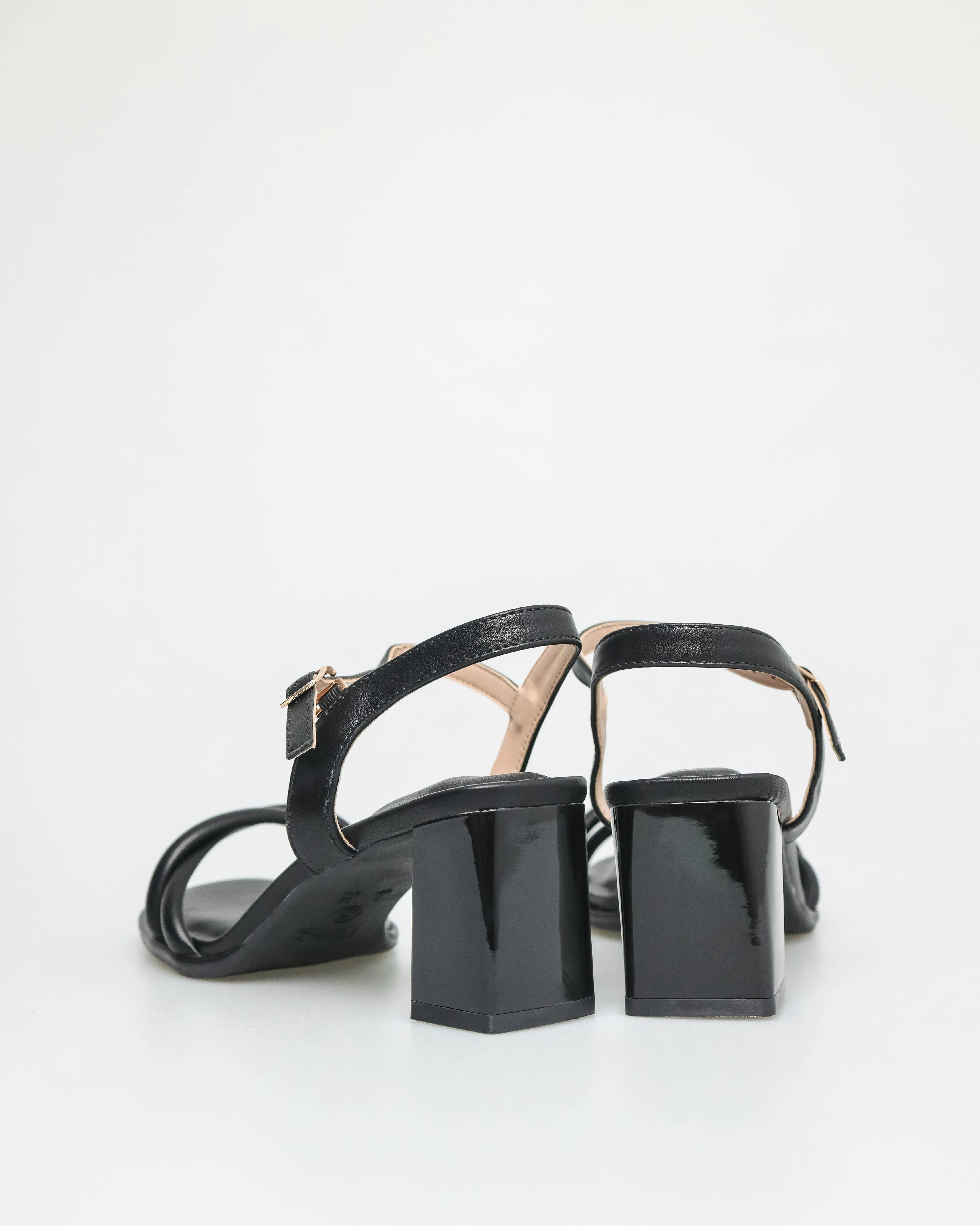 Tomaz NN169 Ladies Twisted Strap Block Heels