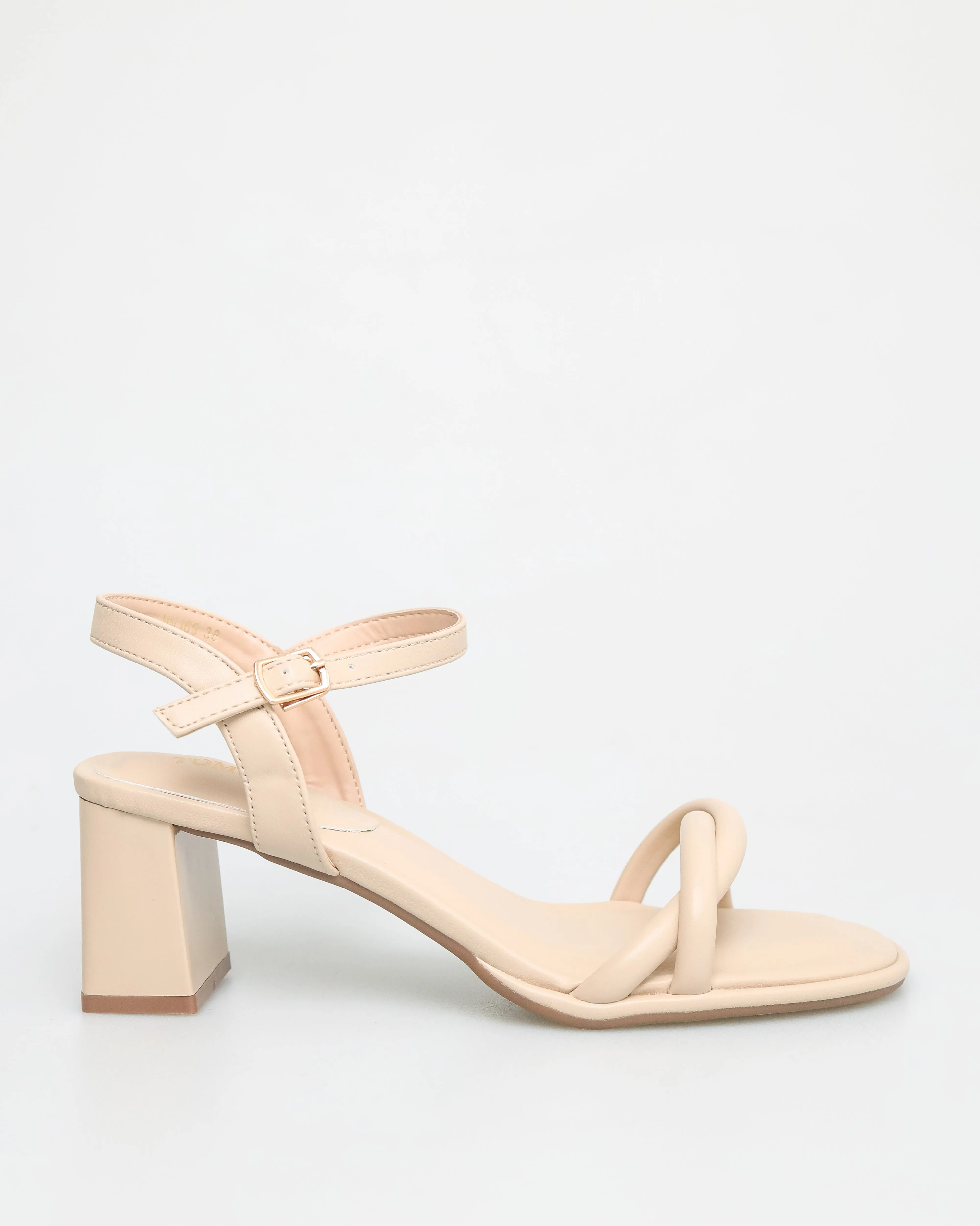 Tomaz NN169 Ladies Twisted Strap Block Heels
