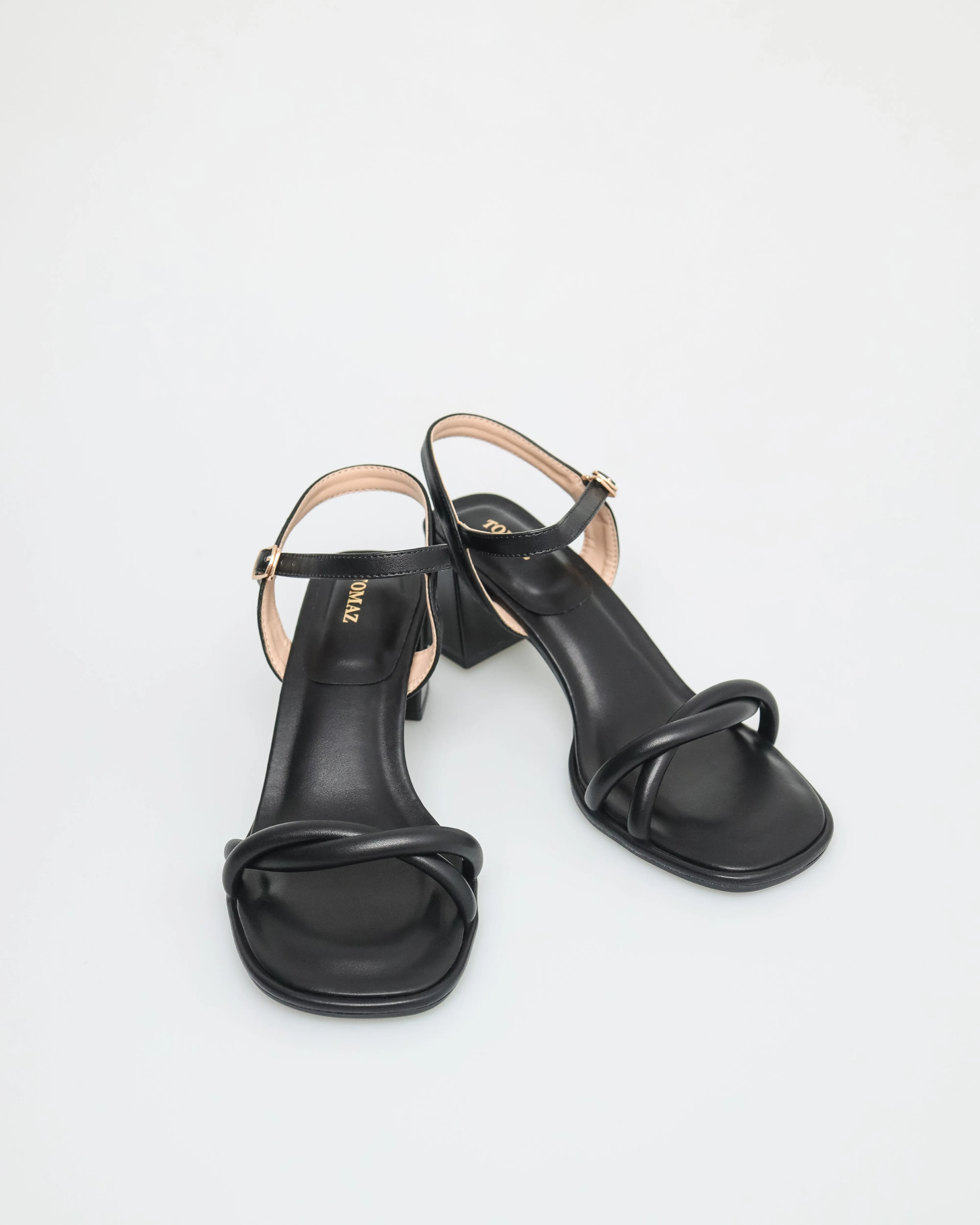 Tomaz NN169 Ladies Twisted Strap Block Heels