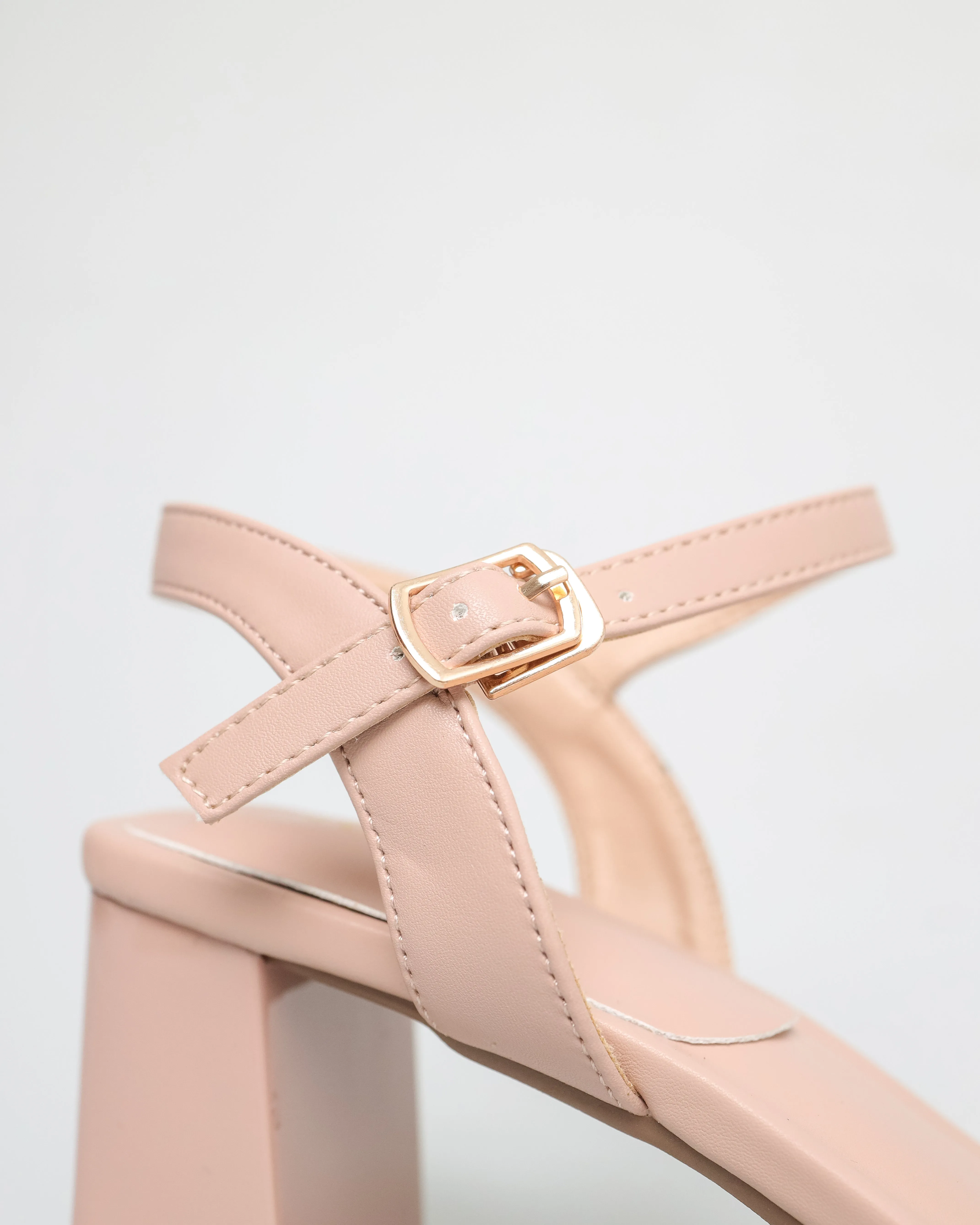 Tomaz NN169 Ladies Twisted Strap Block Heels