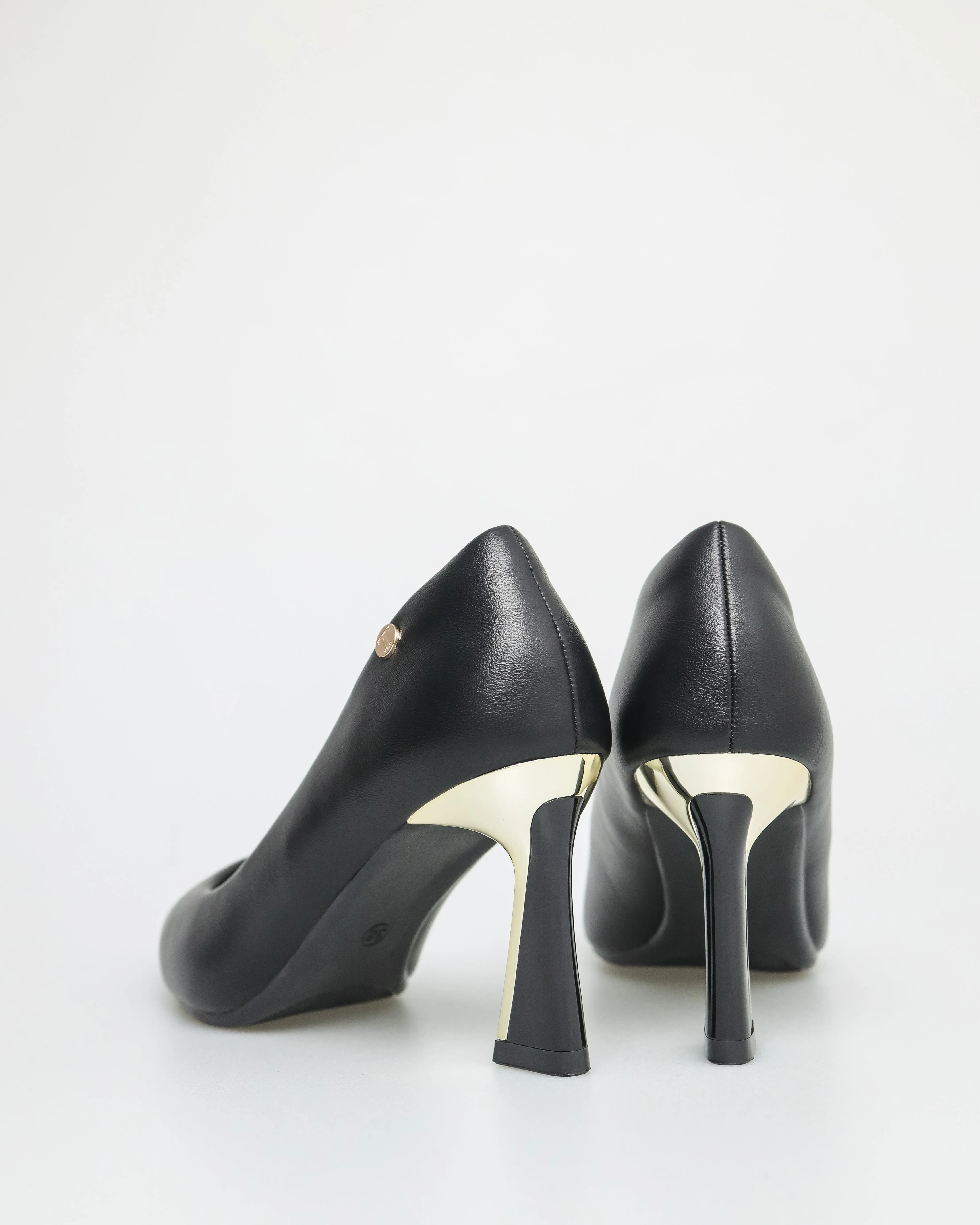 Tomaz NN239 Ladies Metallic Detail Pump Heels