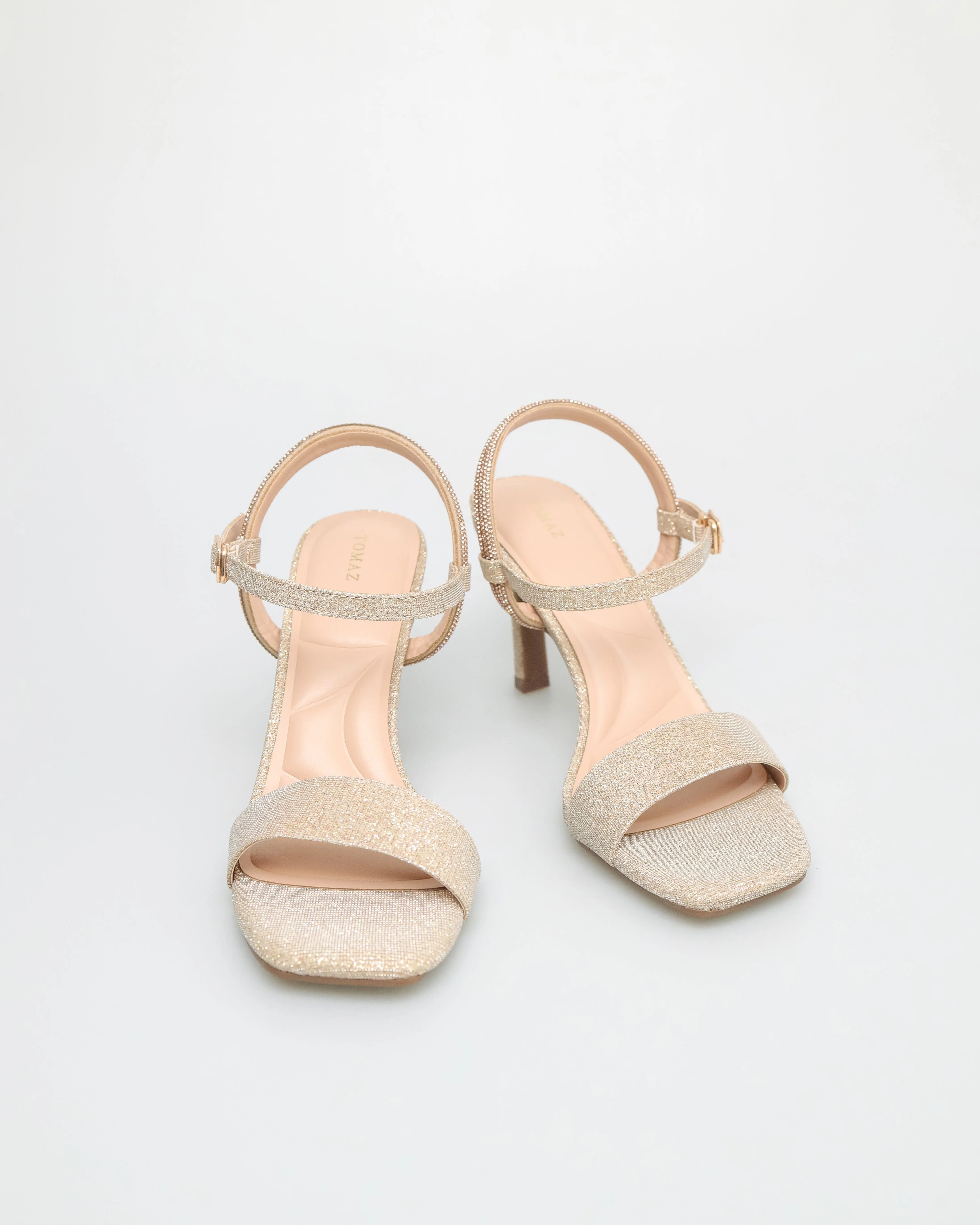 Tomaz NN299 Ladies Glitter Slingbacks Heels