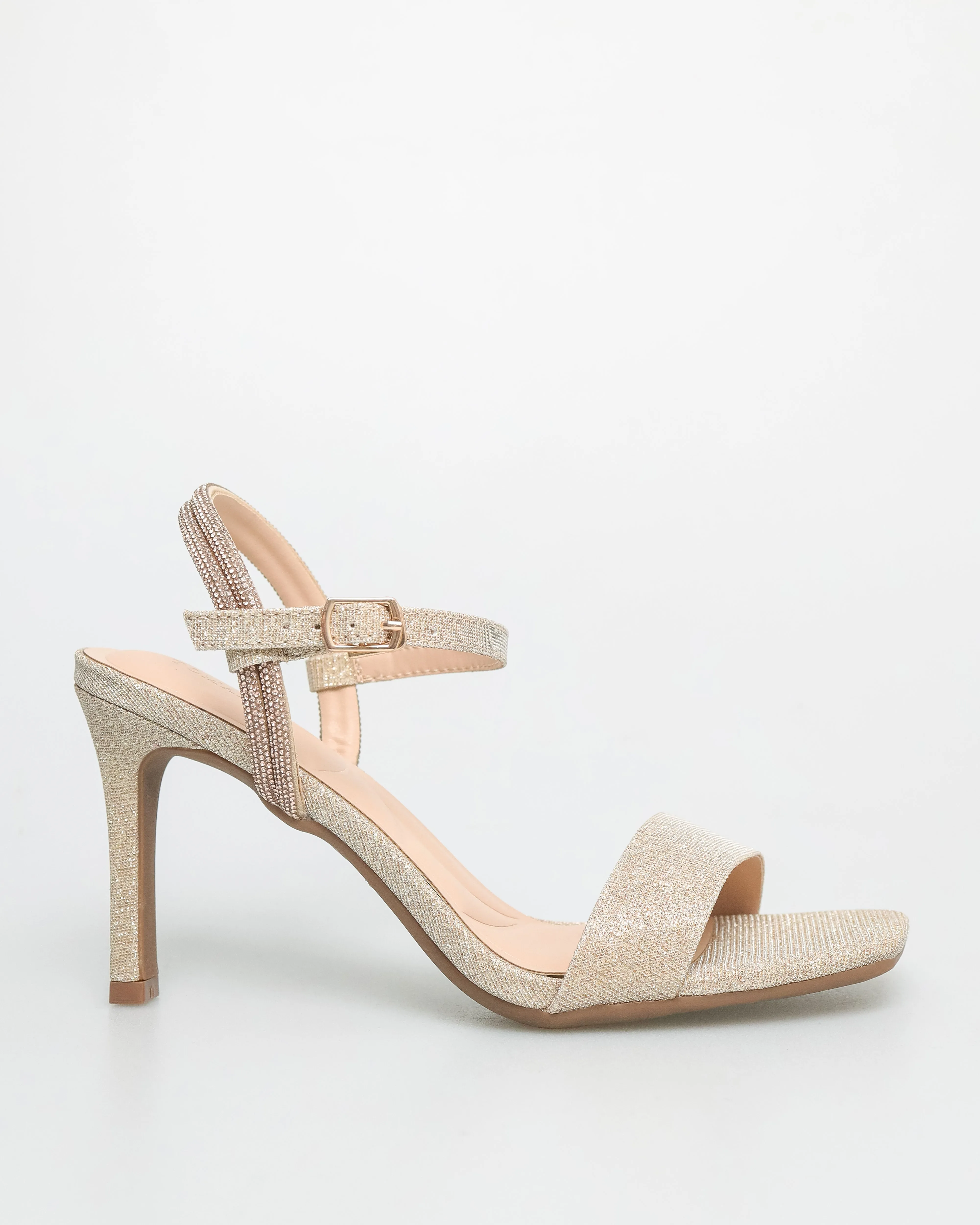 Tomaz NN299 Ladies Glitter Slingbacks Heels