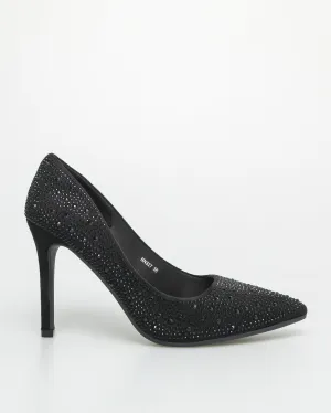 Tomaz NN327 Ladies Glitter High Heels