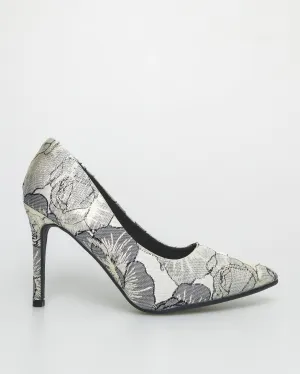 Tomaz NN340 Ladies Flower Patterned High Heels