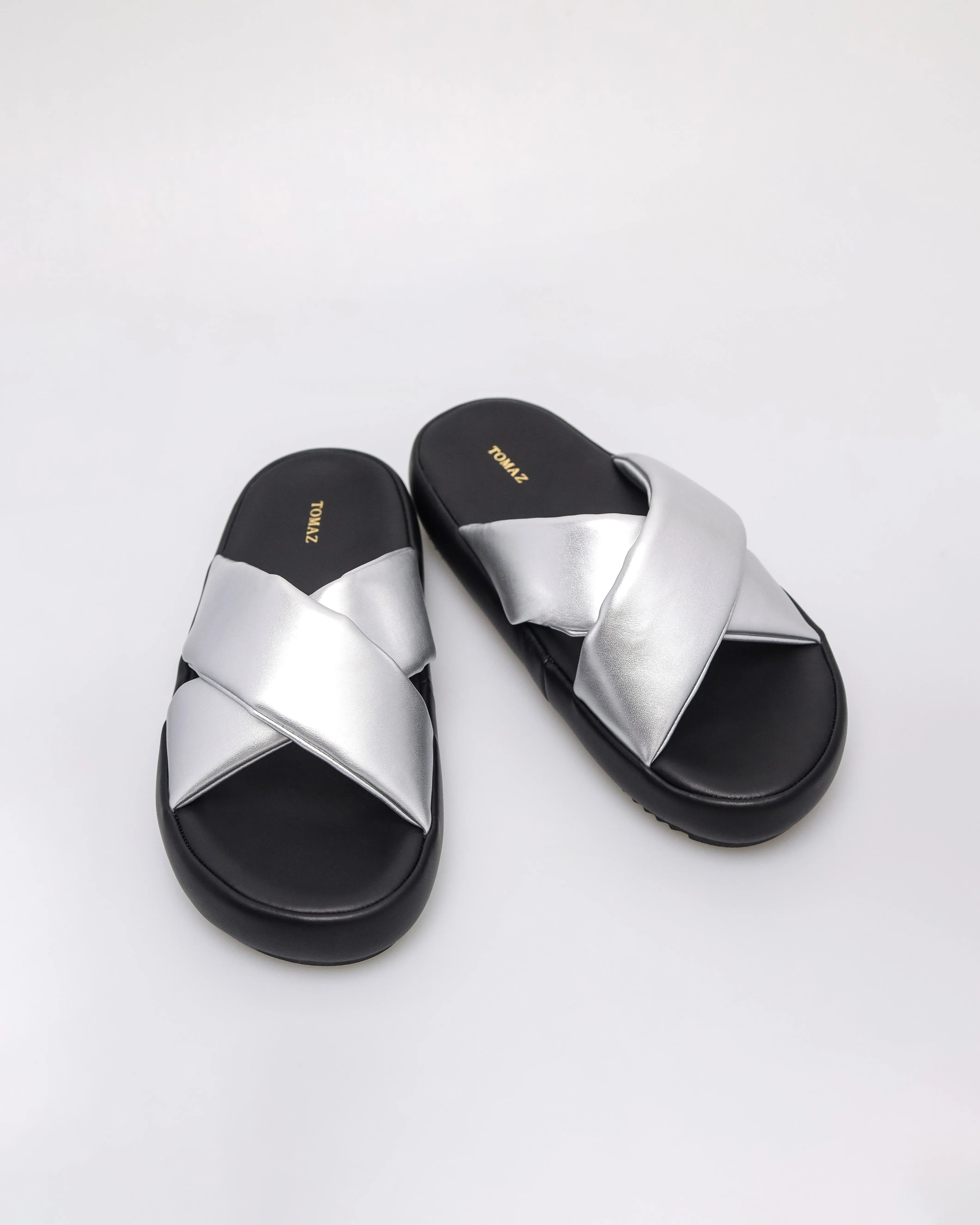 Tomaz NN451 Ladies Cross Padded Flats