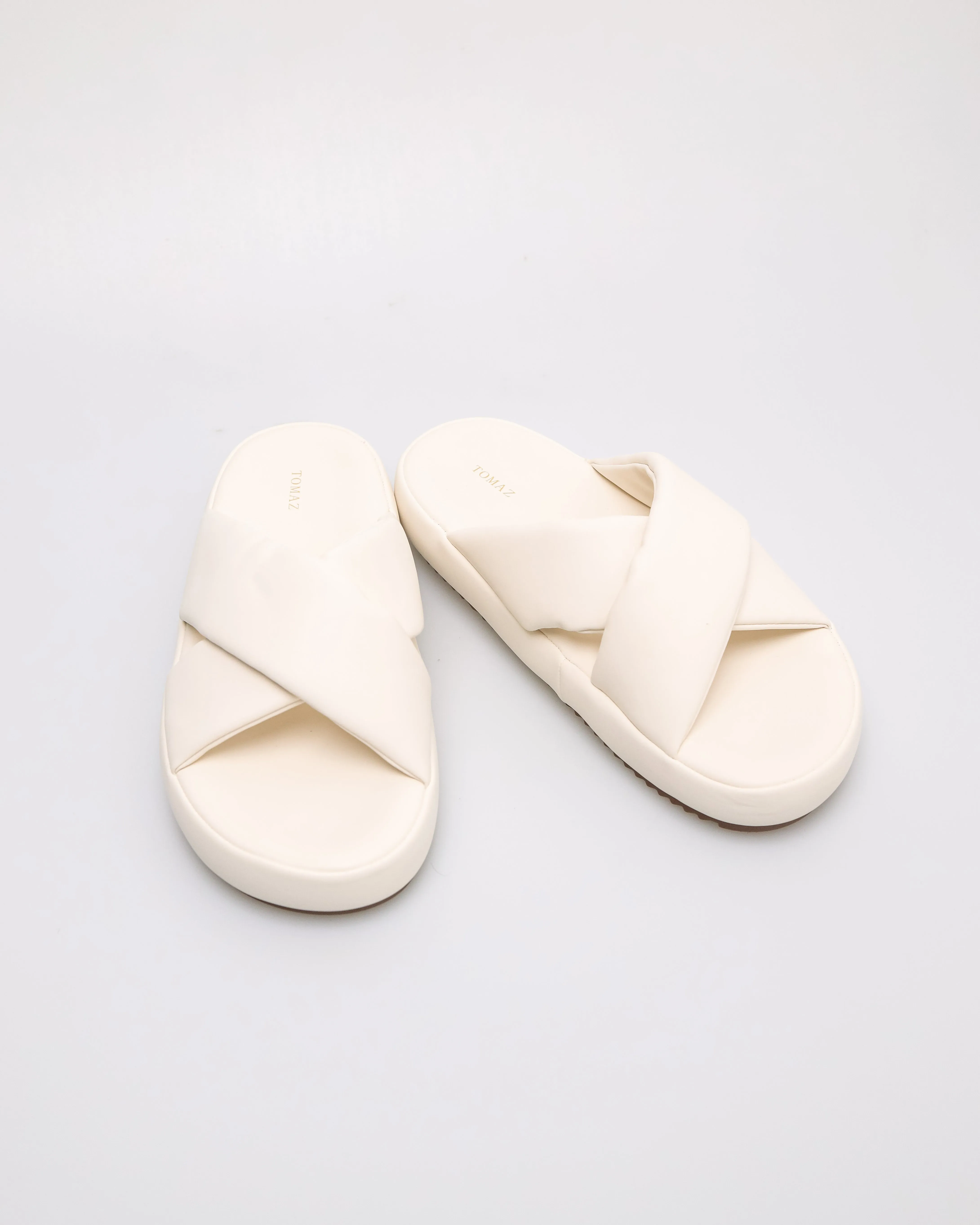 Tomaz NN451 Ladies Cross Padded Flats