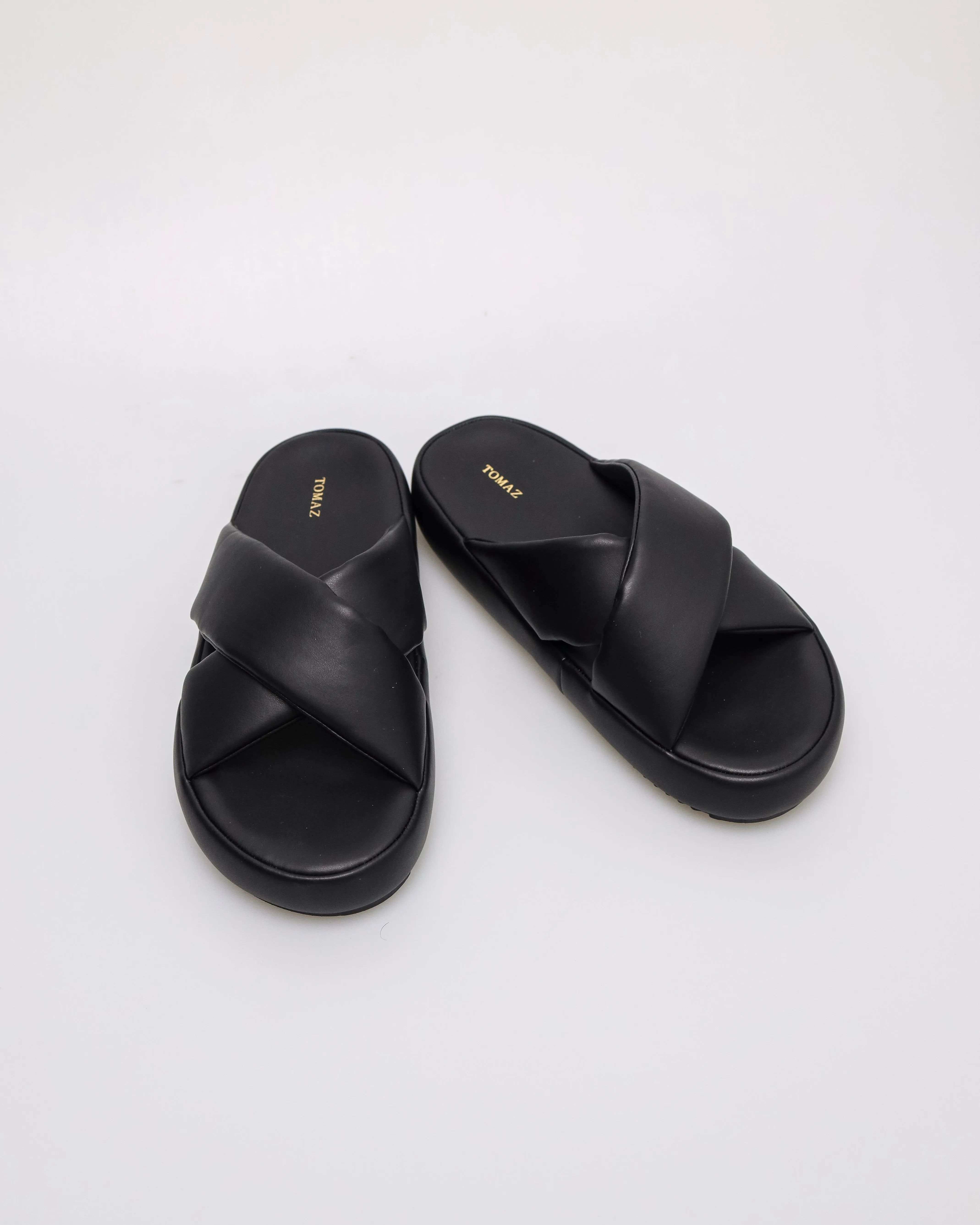 Tomaz NN451 Ladies Cross Padded Flats
