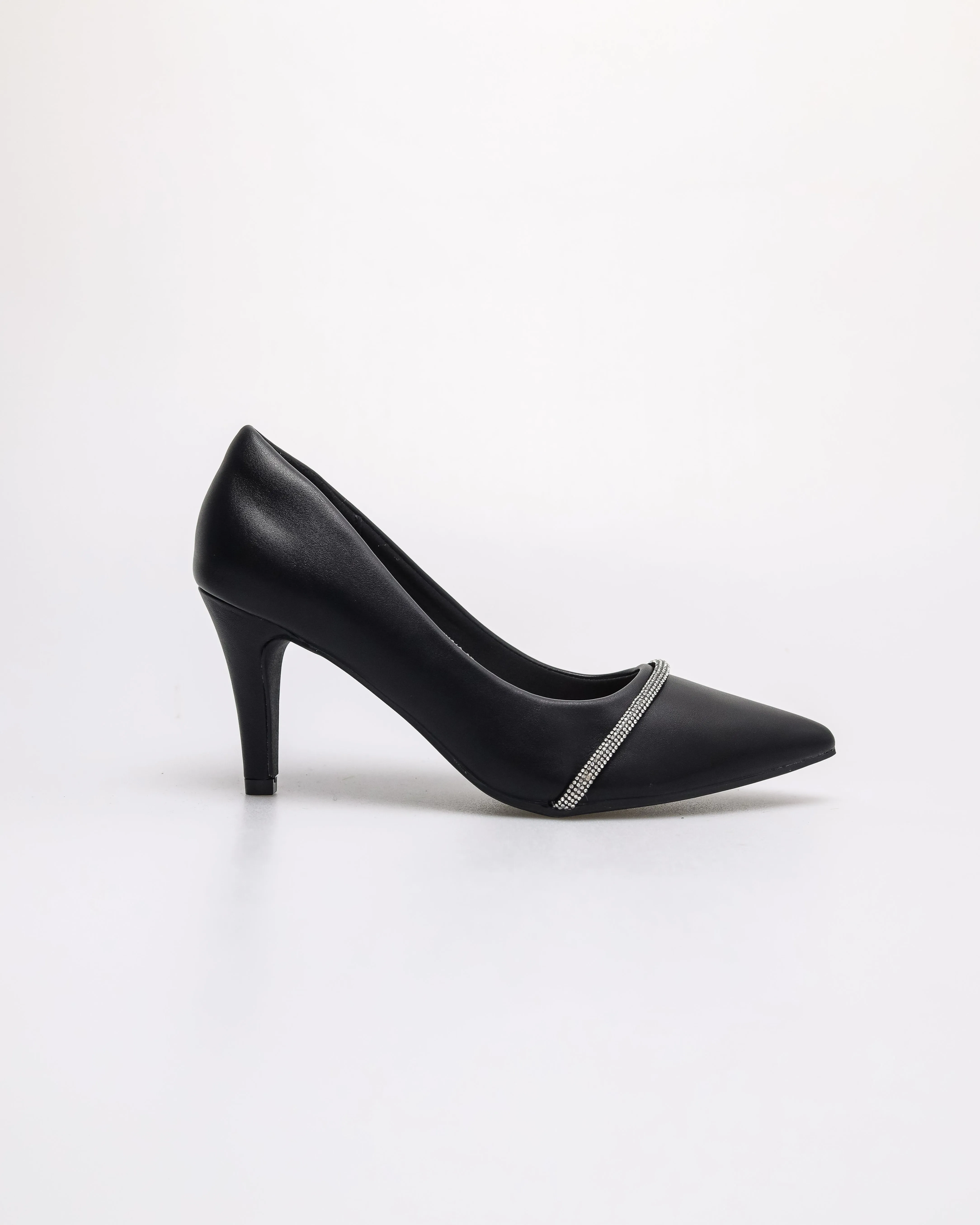 Tomaz NN516 Ladies Glitter Band Heels